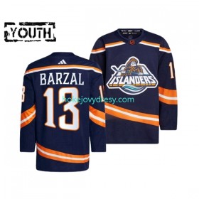 Dětské Hokejový Dres New York Islanders MATHEW BARZAL 13 Adidas 2022-2023 Reverse Retro Námořnictvo Authentic
